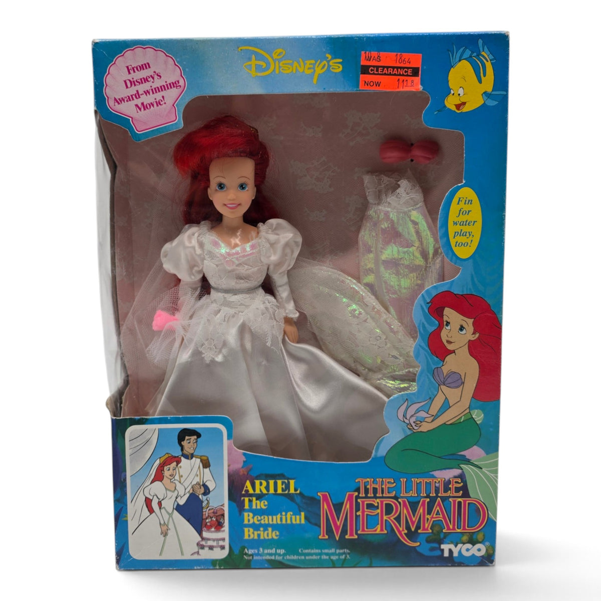 1991 Disney The Little Mermaid Beautiful Bride Ariel Front view