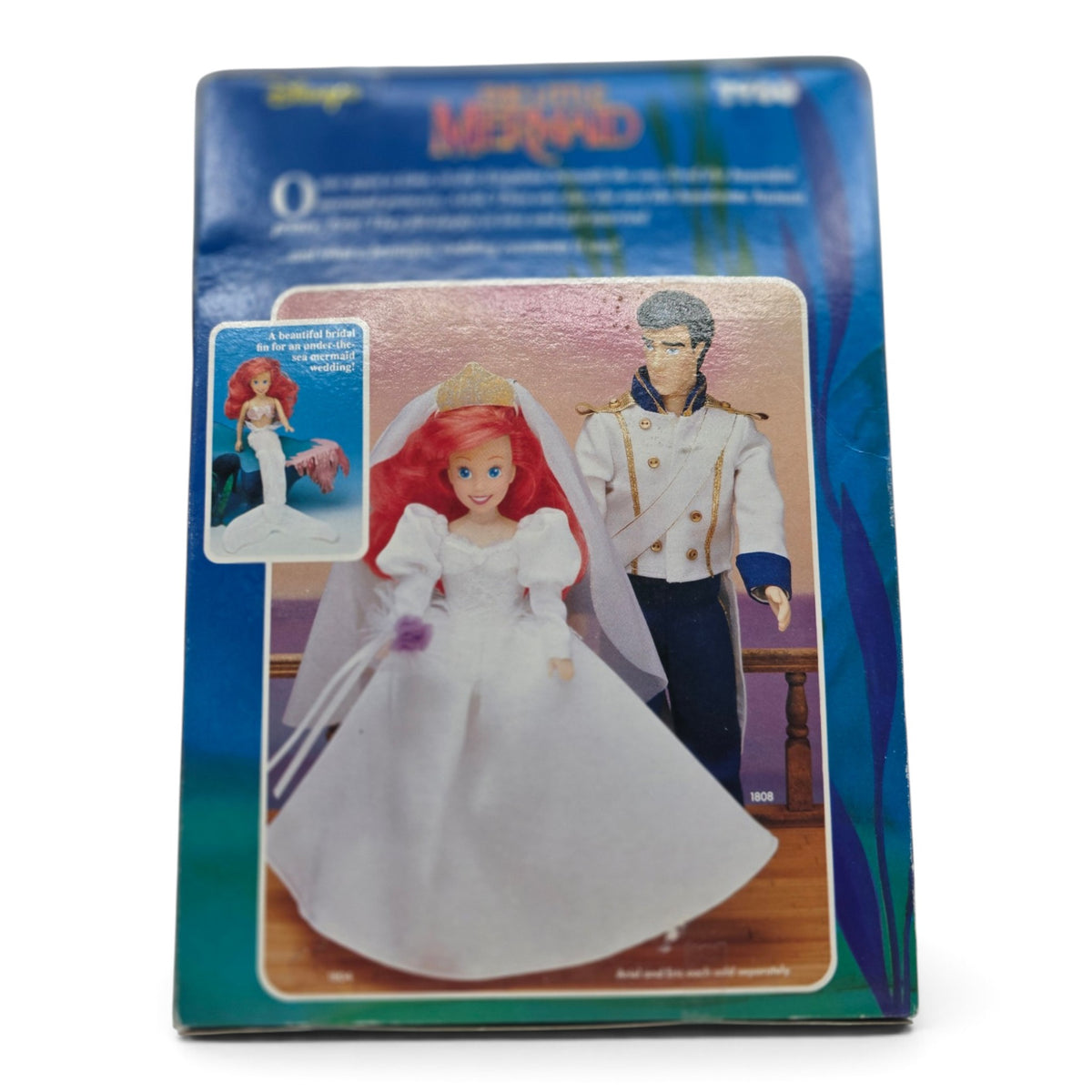 1991 Disney The Little Mermaid Beautiful Bride Ariel Back view
