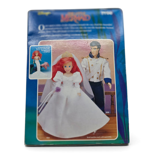 1991 Disney The Little Mermaid Beautiful Bride Ariel Back view