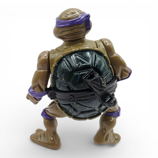 Vintage 1990s action figure. Head Droppin'. Donatello. TMNT. Back view.