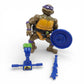 Vintage 1990s action figure. Head Droppin'. Donatello. TMNT. Front view.