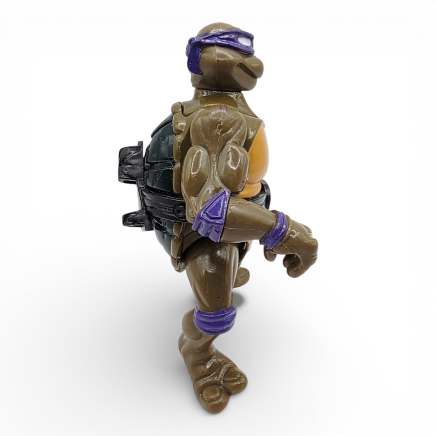 Vintage 1990s action figure. Head Droppin'. Donatello. TMNT. Right view.