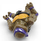 Vintage 1990s action figure. Head Droppin'. Donatello. TMNT. Top view.