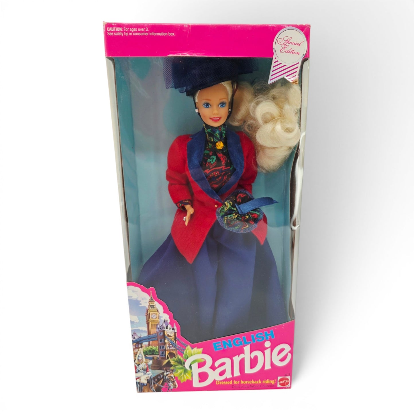 1992 Barbie Dolls of the World English doll — Front view