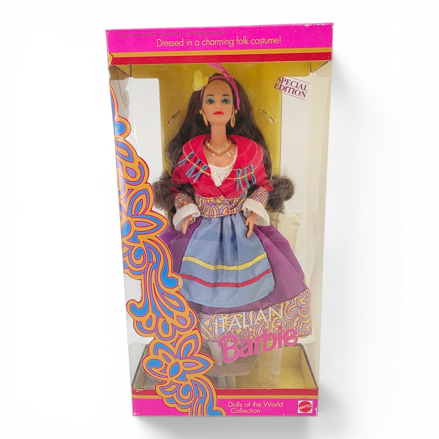 1992 Barbie Dolls of the World Italian doll — Front view