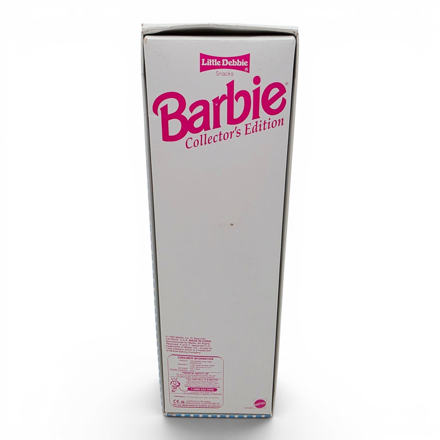 1992 Barbie Little Debbie Series 1 Little Debbie doll — Back view