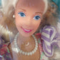 1992 Barbie Love-to-Read doll giftset — Face close-up