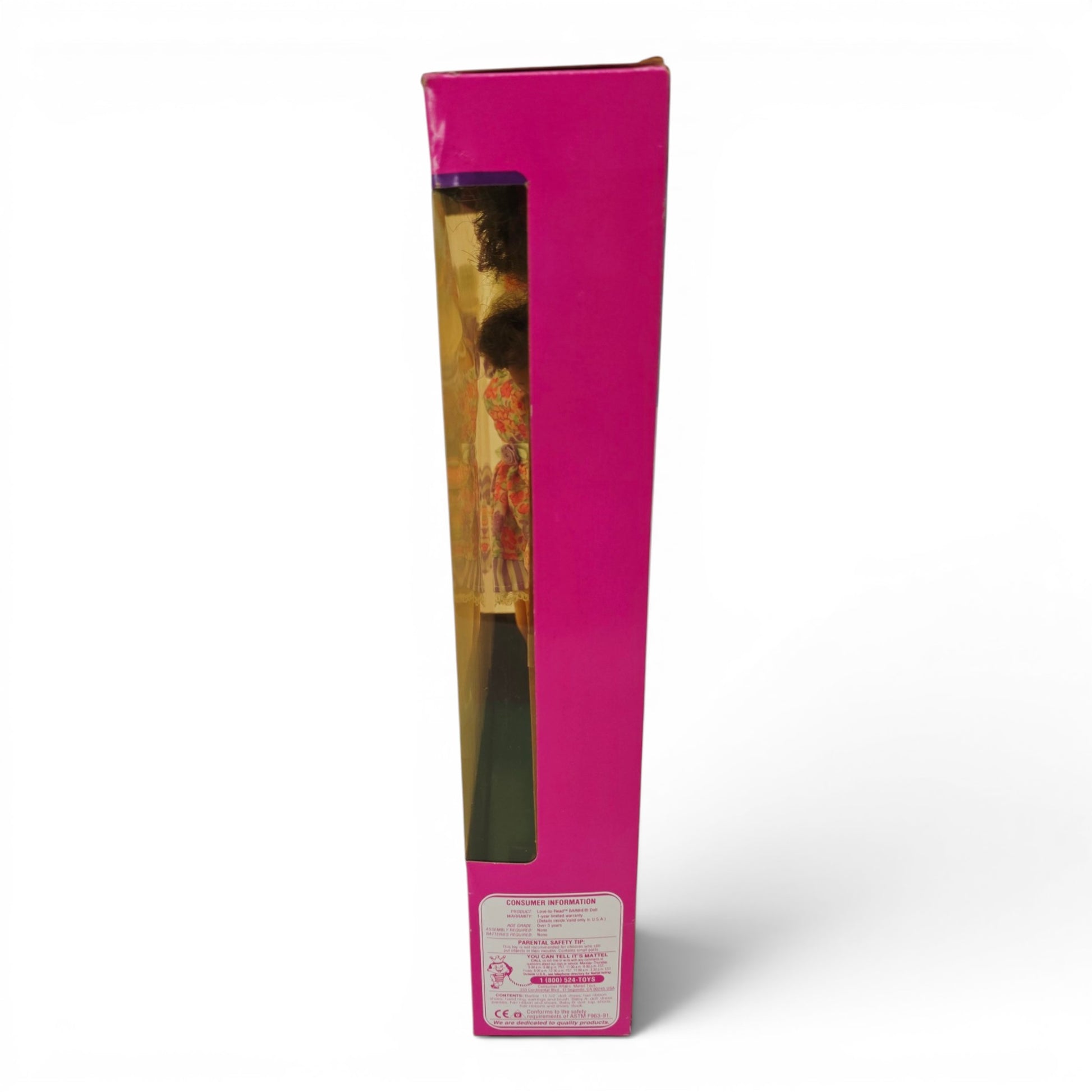 1992 Barbie Love-to-Read doll giftset — Right side