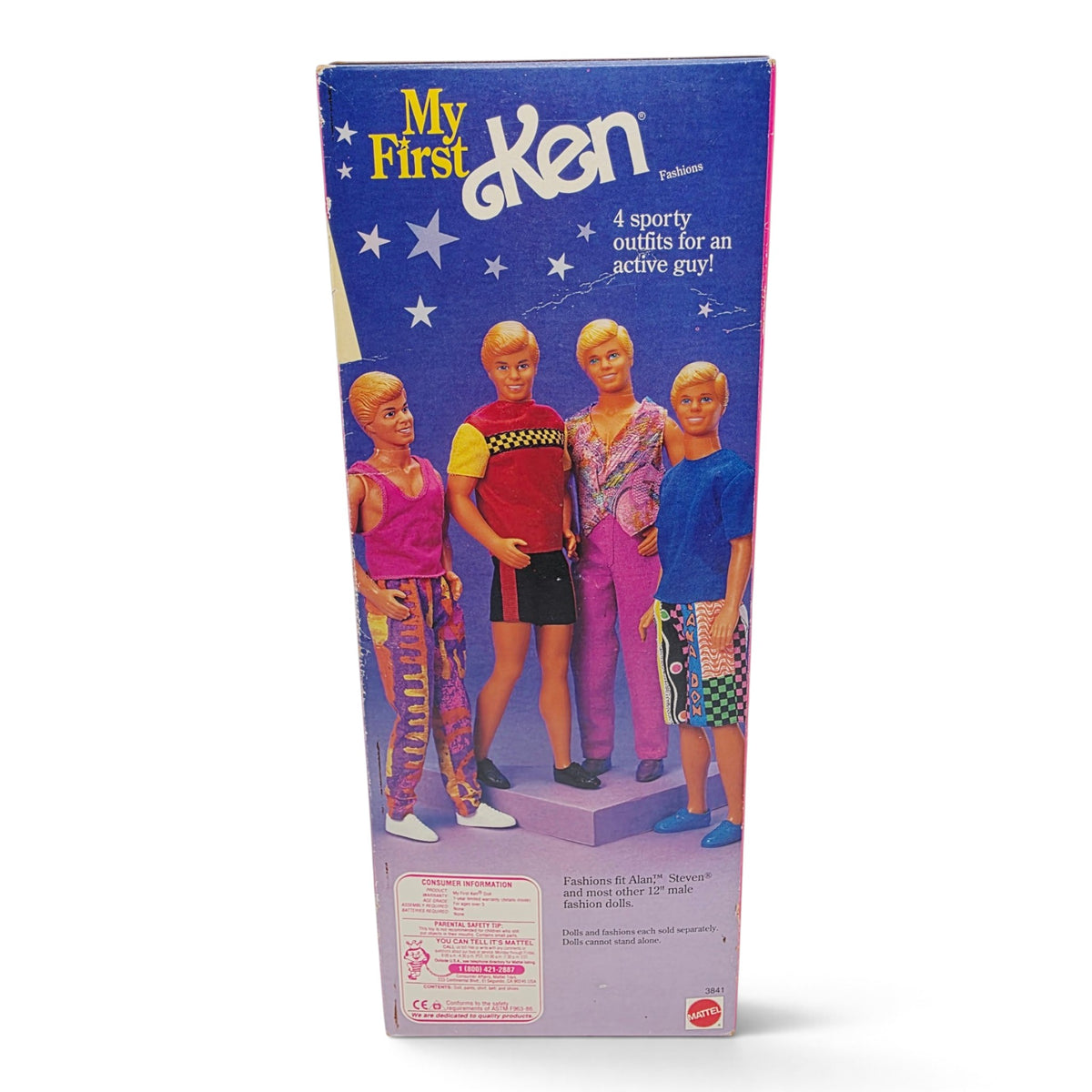1992 Barbie My First Barbie Ken Back view