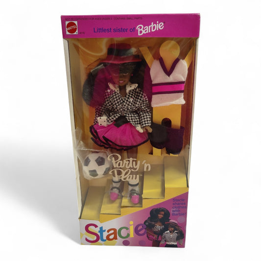 1992 Barbie Party 'N Play Stacie AA doll — Front view