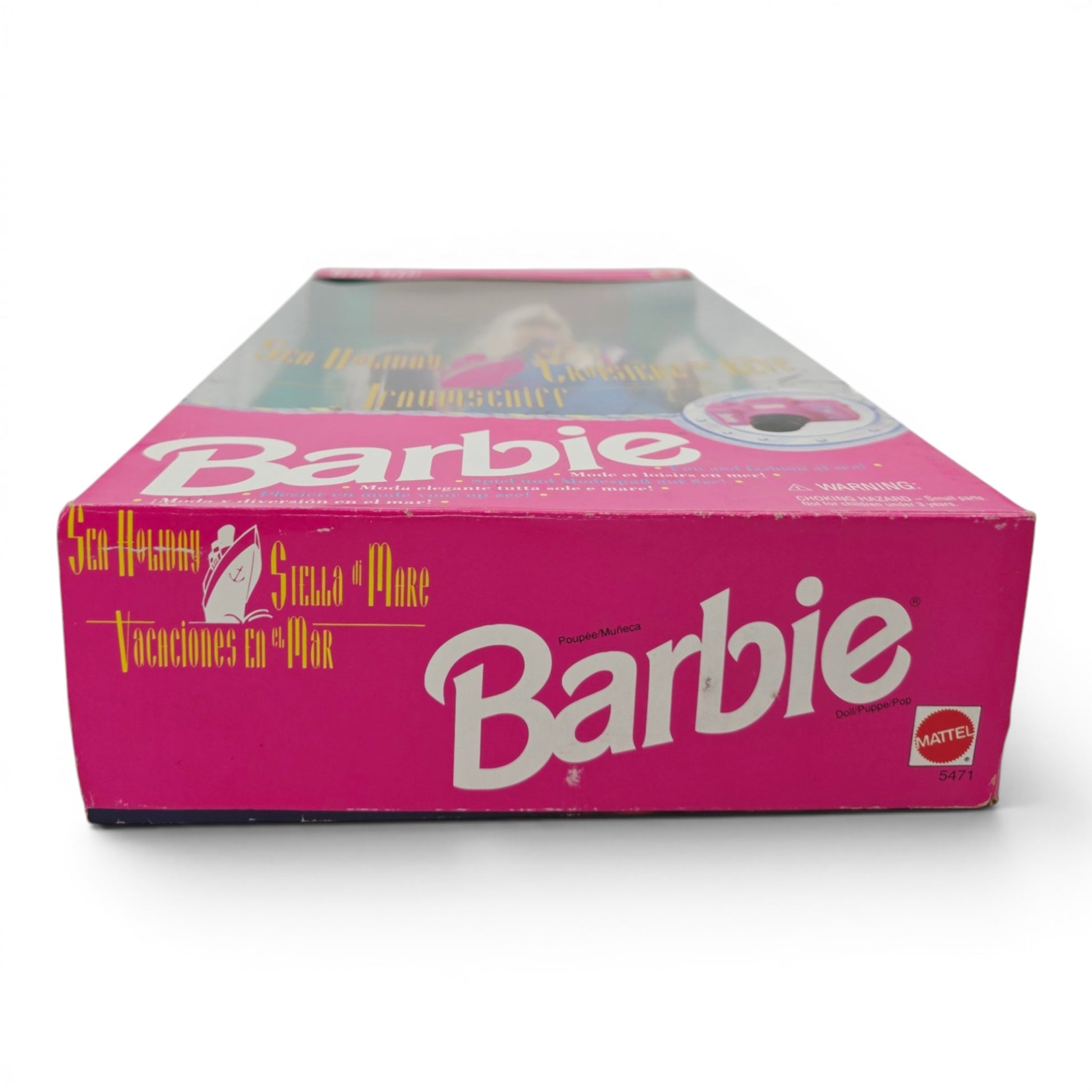 1992 Barbie Sea Holiday Barbie doll — Bottom view