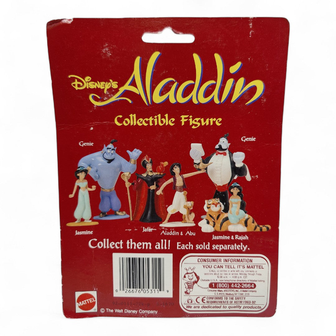 Vintage 1990s action figure. Aladdin. Jafar. 3" Figure. Back view.