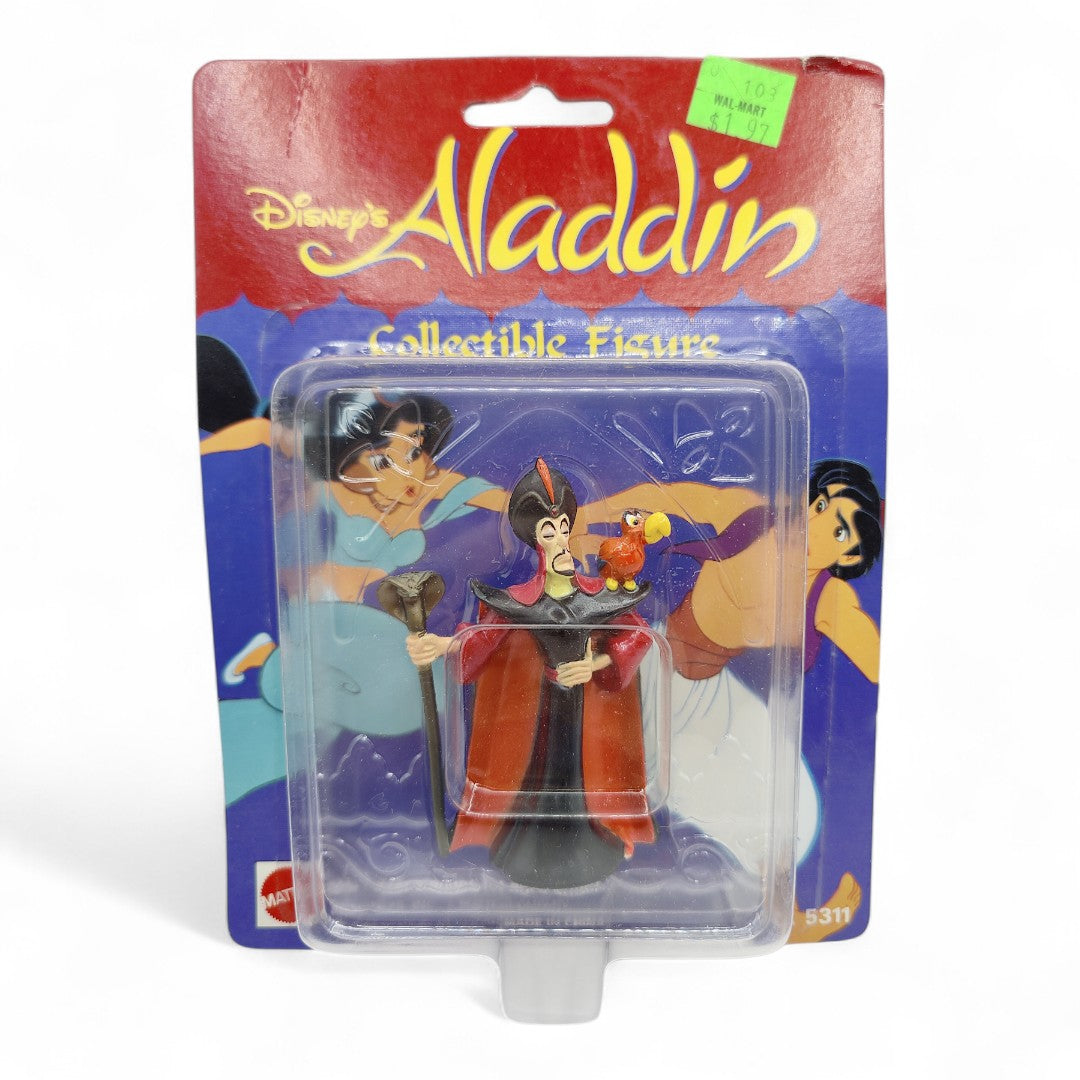Vintage 1990s action figure. Aladdin. Jafar. 3" Figure. Front view.