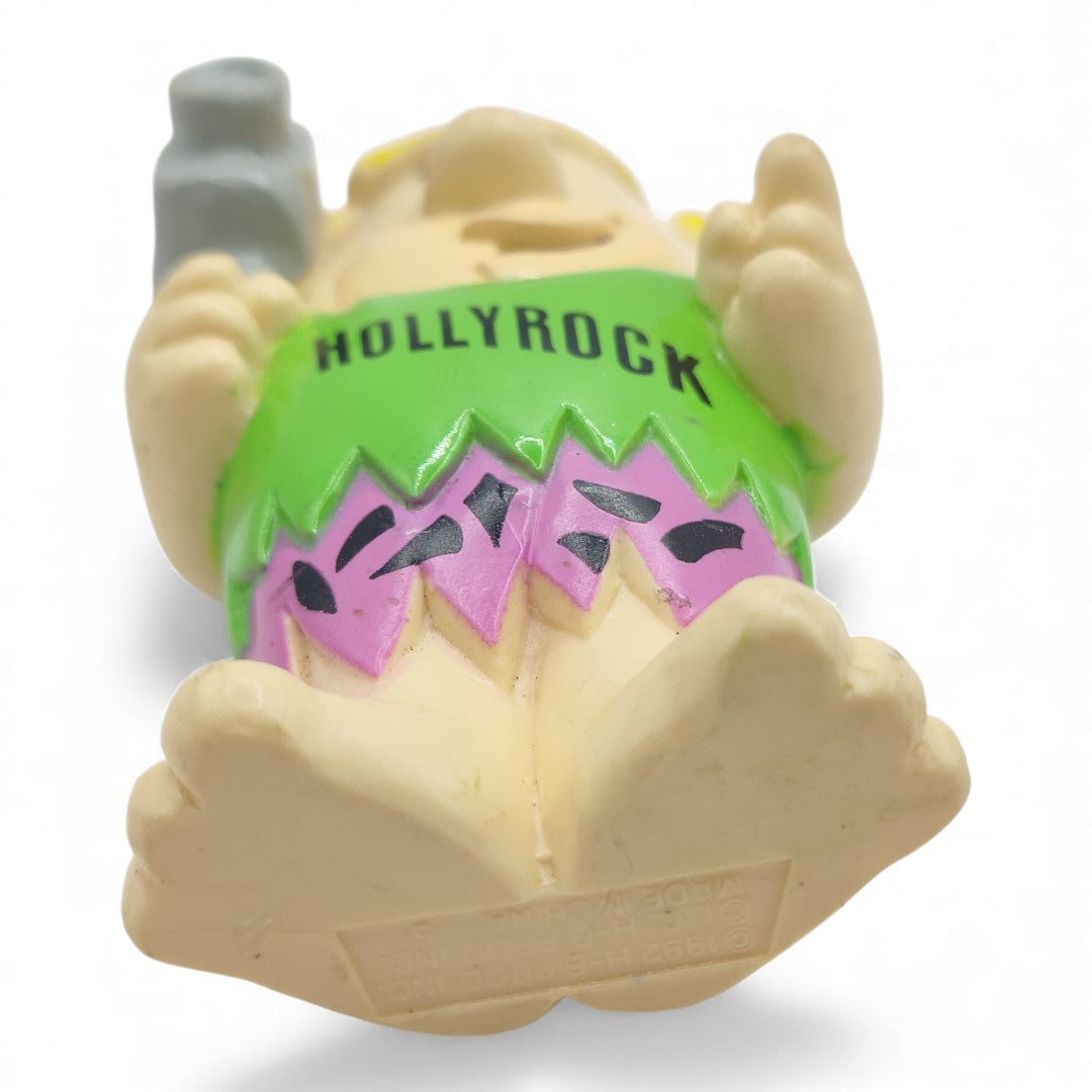 1992 The Flintstones Hollyrock Series Barney Rubble mini pvc figure — Bottom view