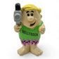 1992 The Flintstones Hollyrock Series Barney Rubble mini pvc figure — Front view