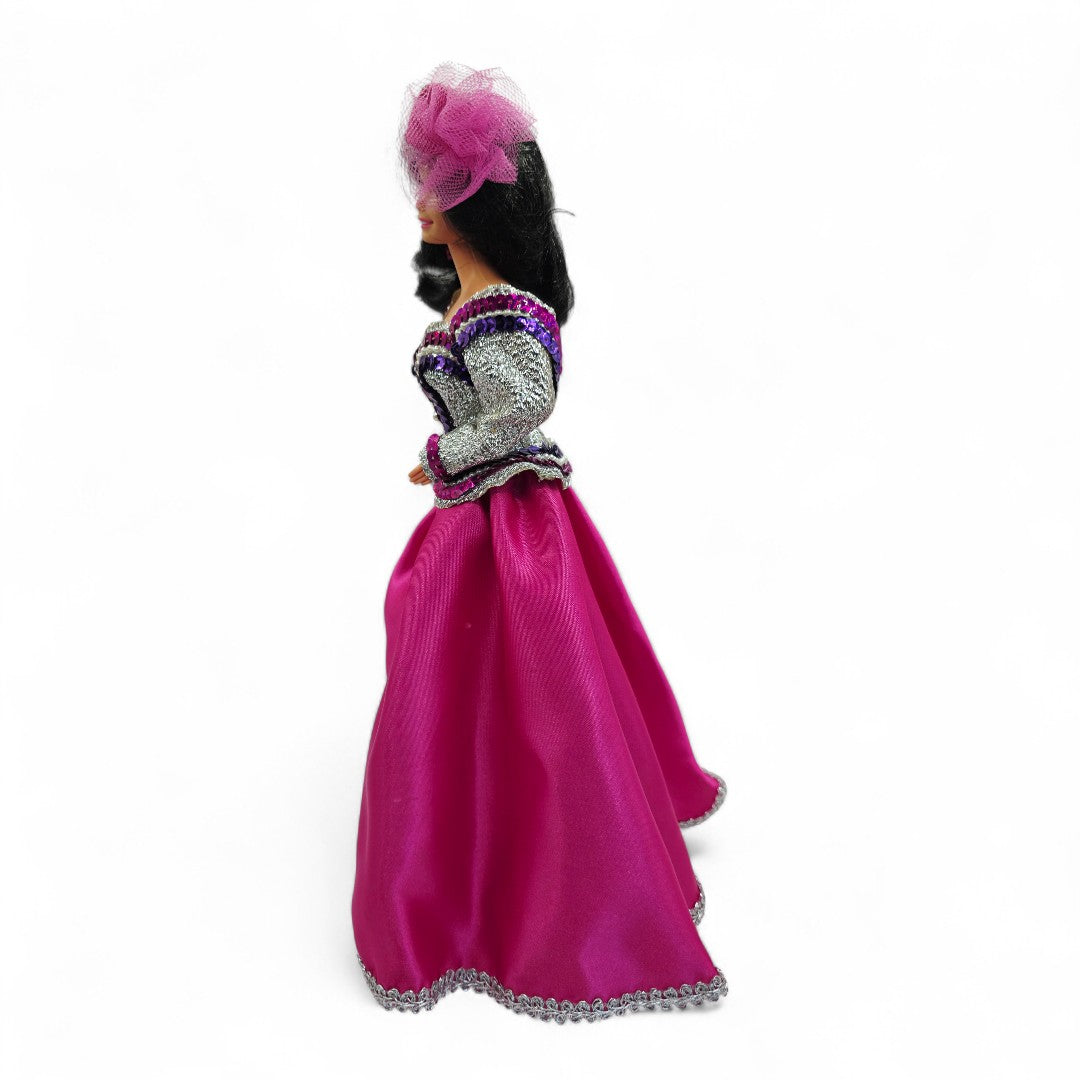 Vintage 1990s doll. Classique . Opening Night Barbie. Left view.