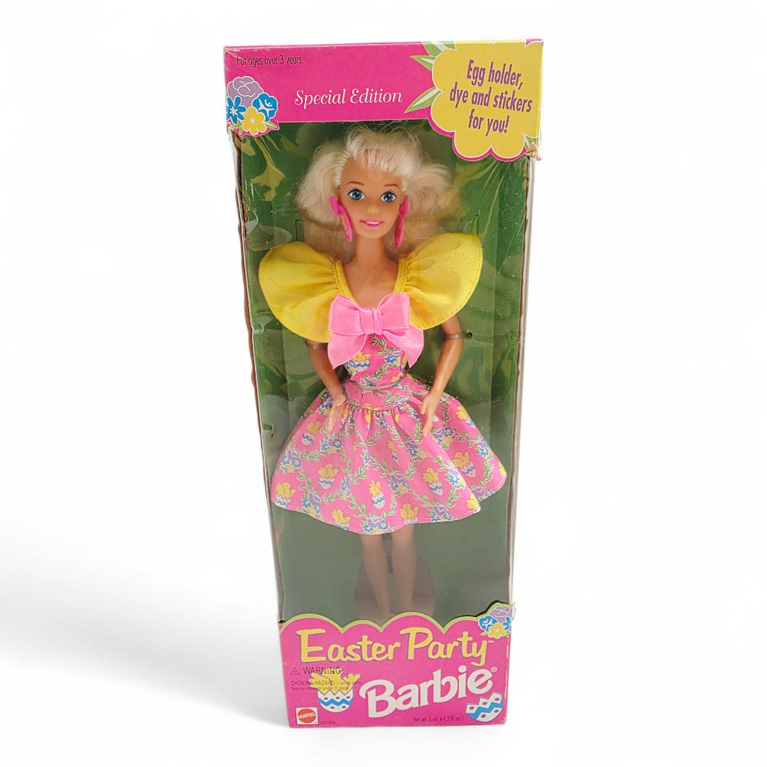 Vintage 1990s doll. Easter Party. Front view.