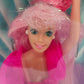 1993 Barbie Fountain Mermaid doll — Face close-up