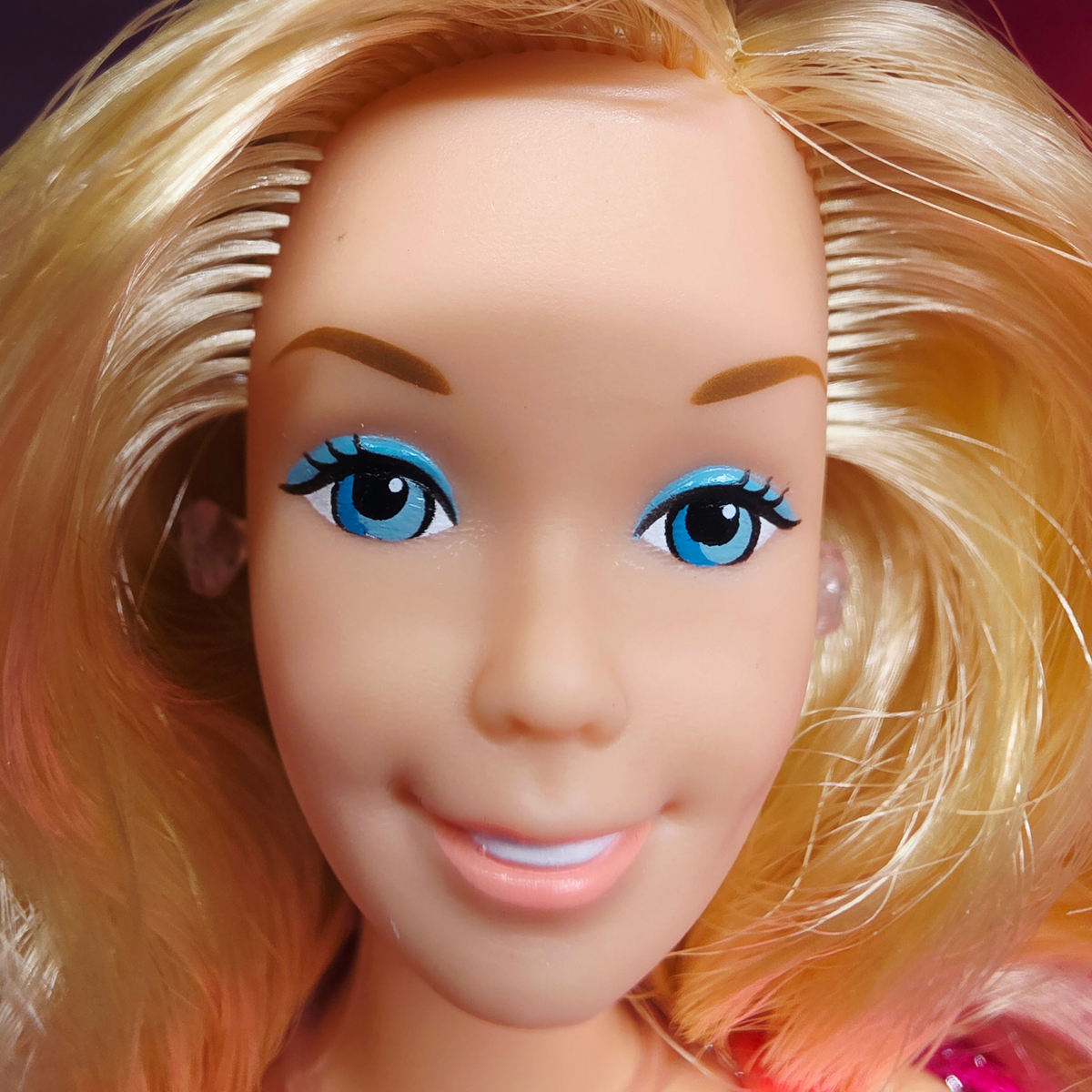 1993 Barbie Service Merchandise Exclusive Sparkling Splendor Face view