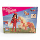 Vintage 1990s doll pet. Western Star. Horse. Back view.