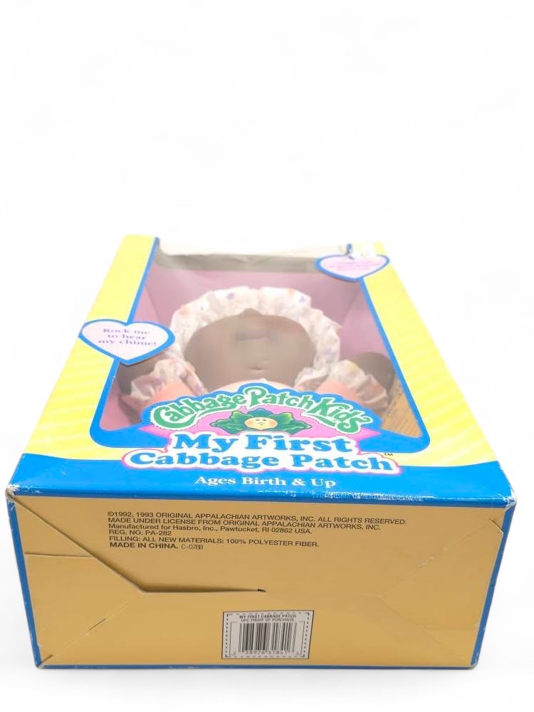 Vintage 1990s doll. My First Cabbage Patch. Bottom view.