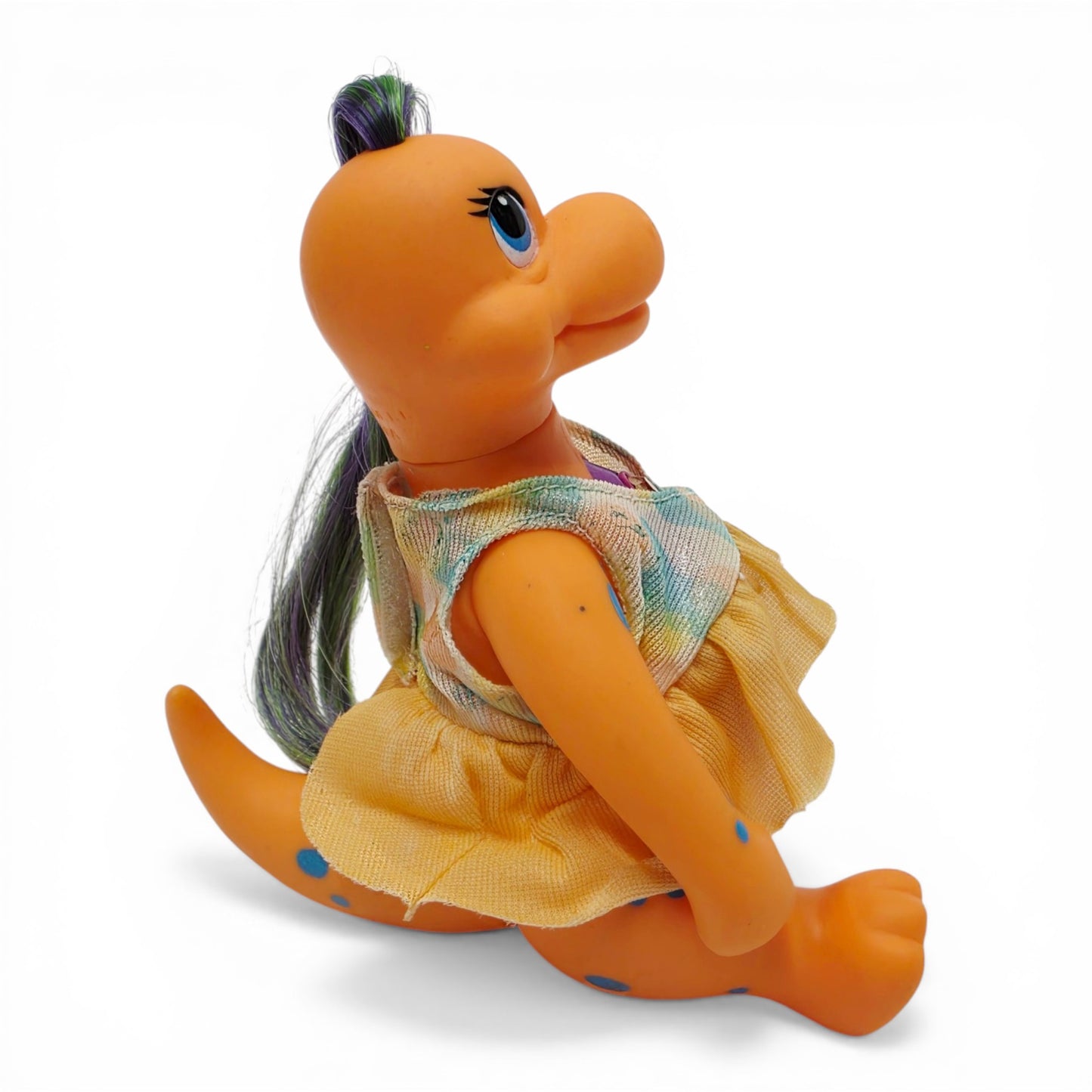 1993 Darlin' Dinos Snazzies T-Rexanne action figure — Left side