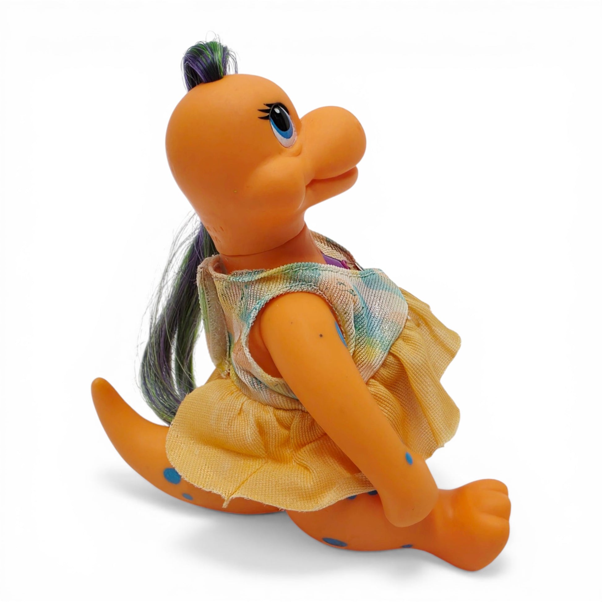 1993 Darlin' Dinos Snazzies T-Rexanne action figure — Left side