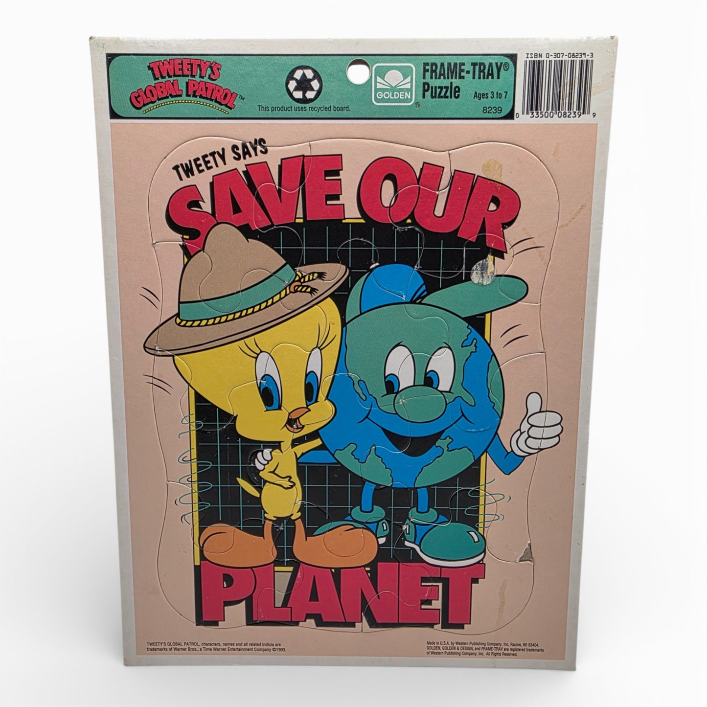 Vintage 1990s puzzles & jigsaws. Frame Tray Puzzle - Great Condition. Global Patrol. Front view.