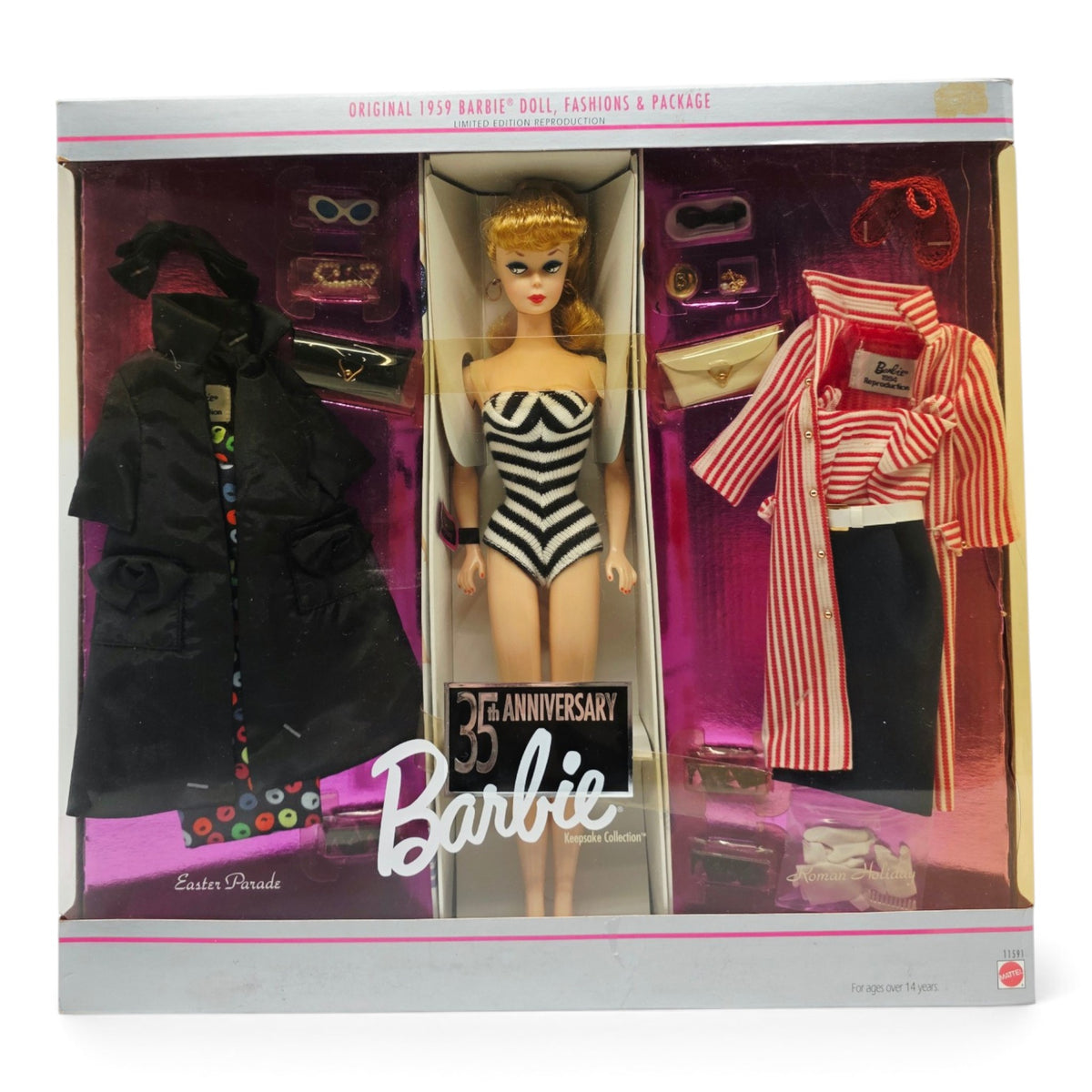 1994 Barbie 35th Anniversary Keepsake Collection Blonde Front view
