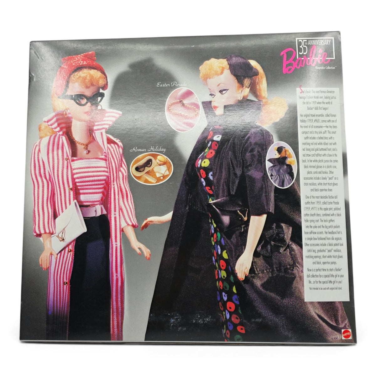 1994 Barbie 35th Anniversary Keepsake Collection Blonde Back view