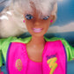 1994 Barbie Bicyclin' Barbie doll — Face close-up
