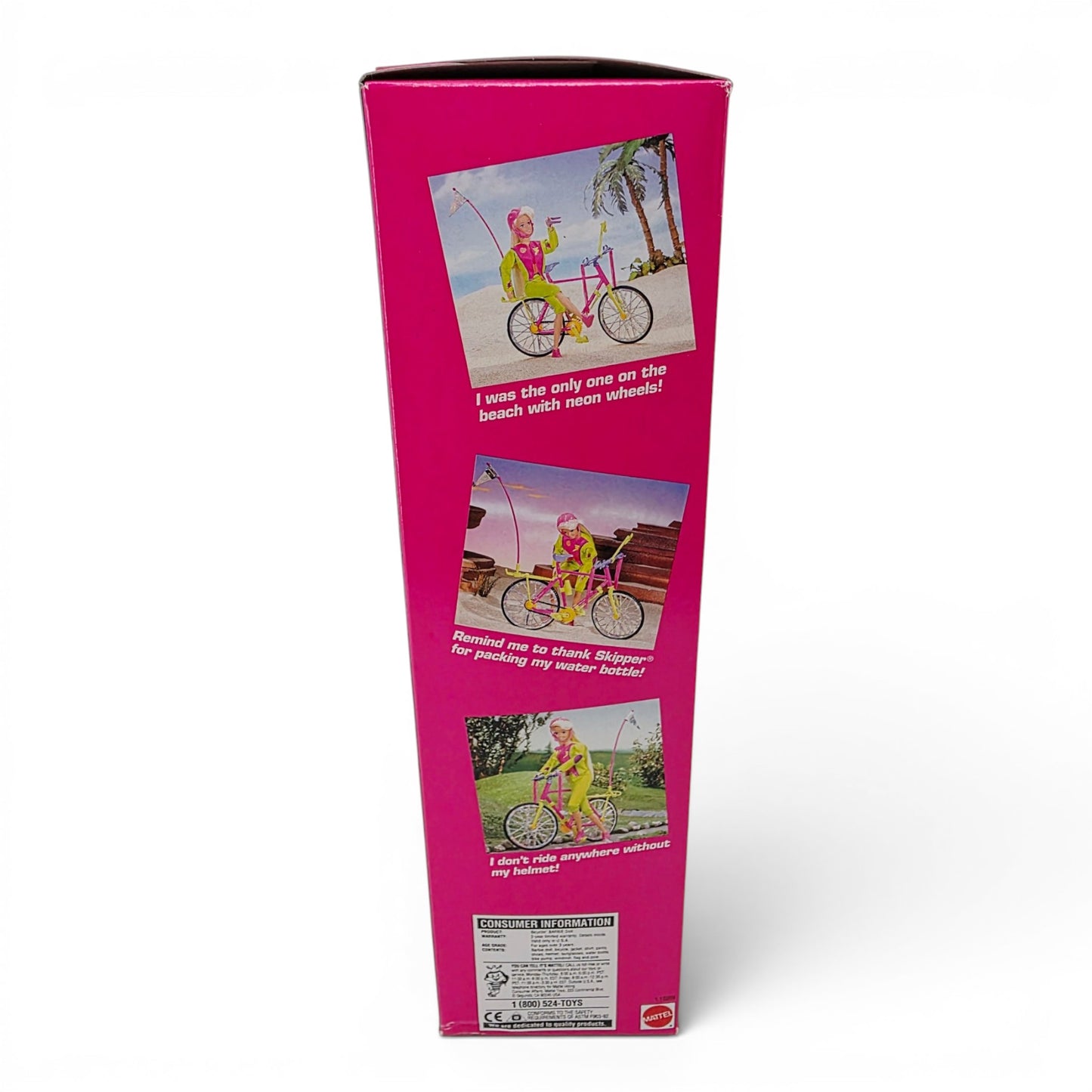 1994 Barbie Bicyclin' Barbie doll — Left side