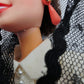 Vintage 1990s doll. Gone with the Wind. Scarlet O'Hara. Close up 4 view.