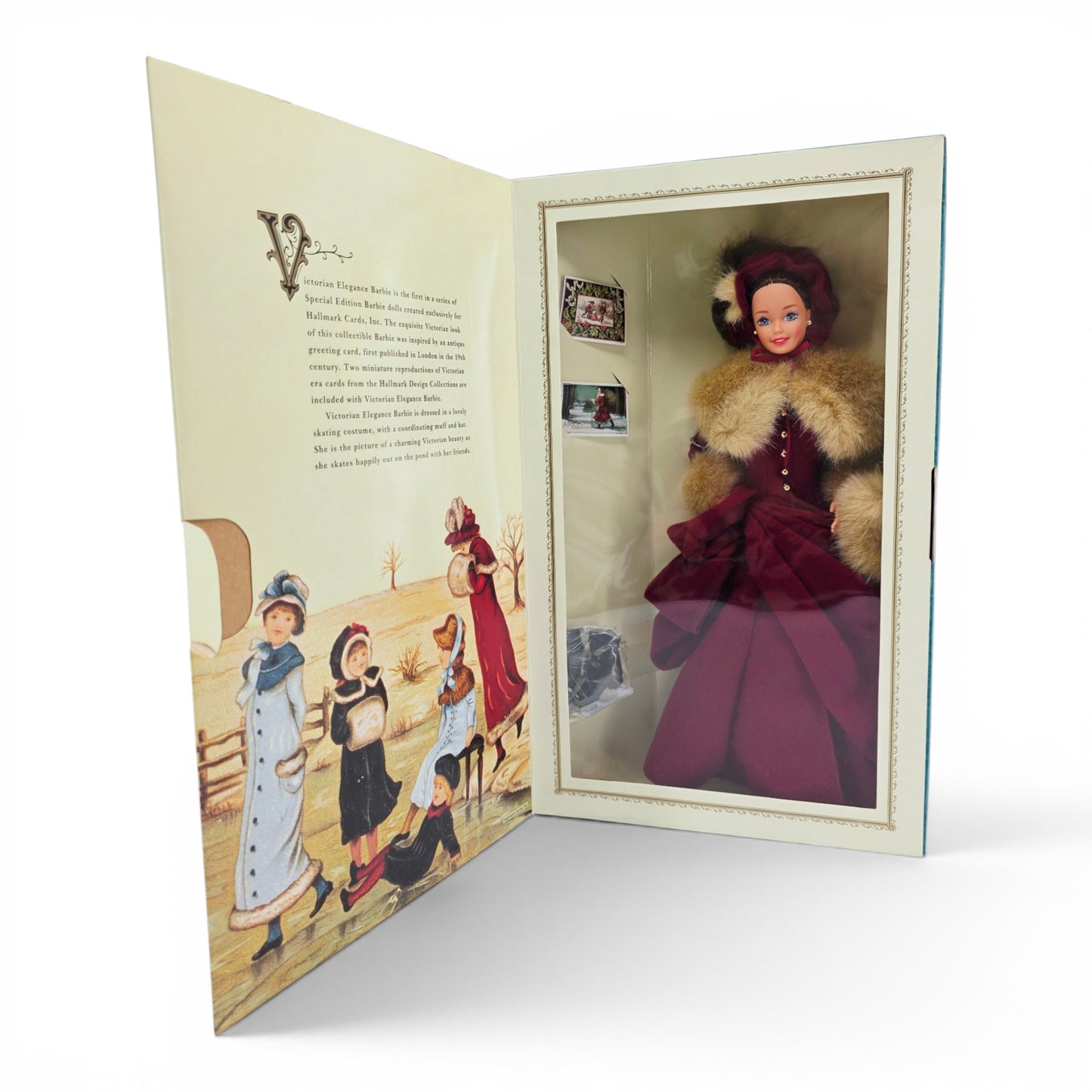 1994 Barbie Hallmark Special Edition Victorian Elegance doll — Close-up 2