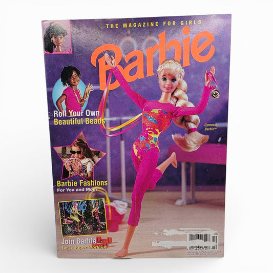 1994 – Barbie – Magazine for Girls – Sept/Oct Issue Gymnast Barbie – Complete