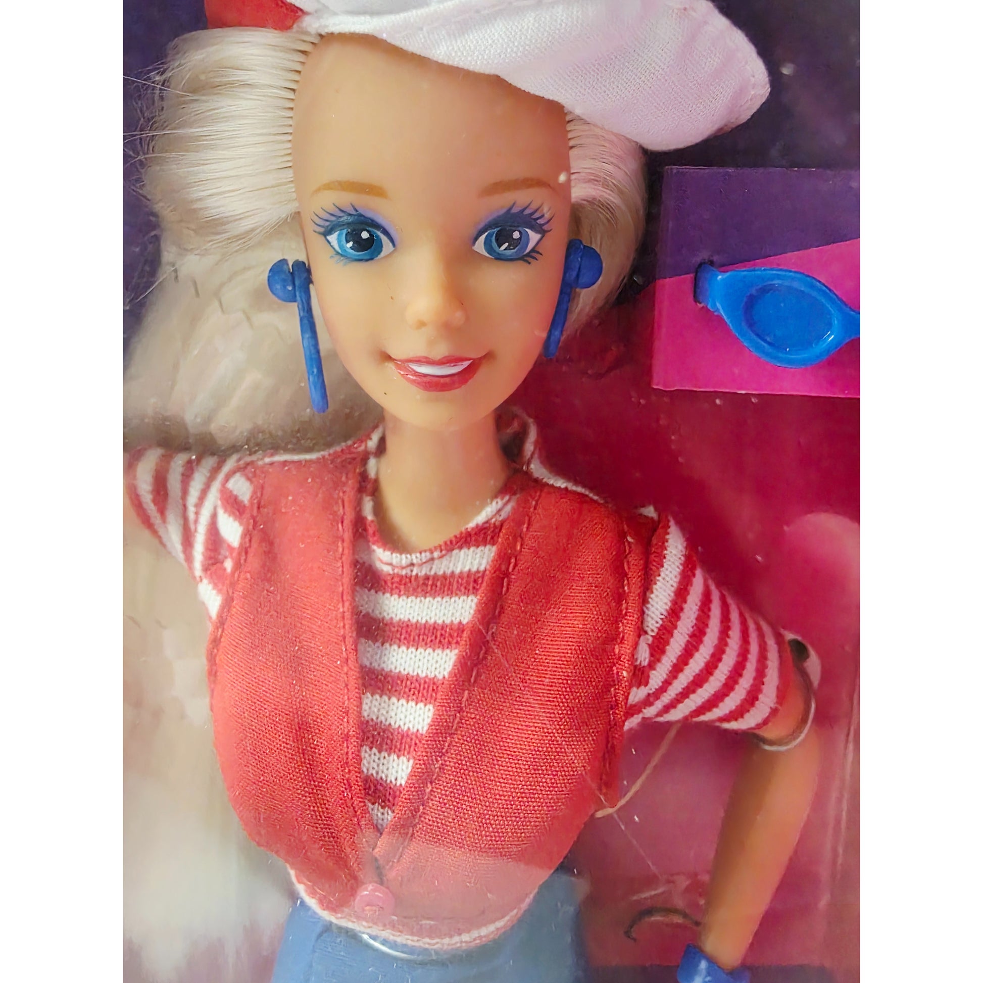 Vintage 1990s doll. Me & My Mustang. Face view.