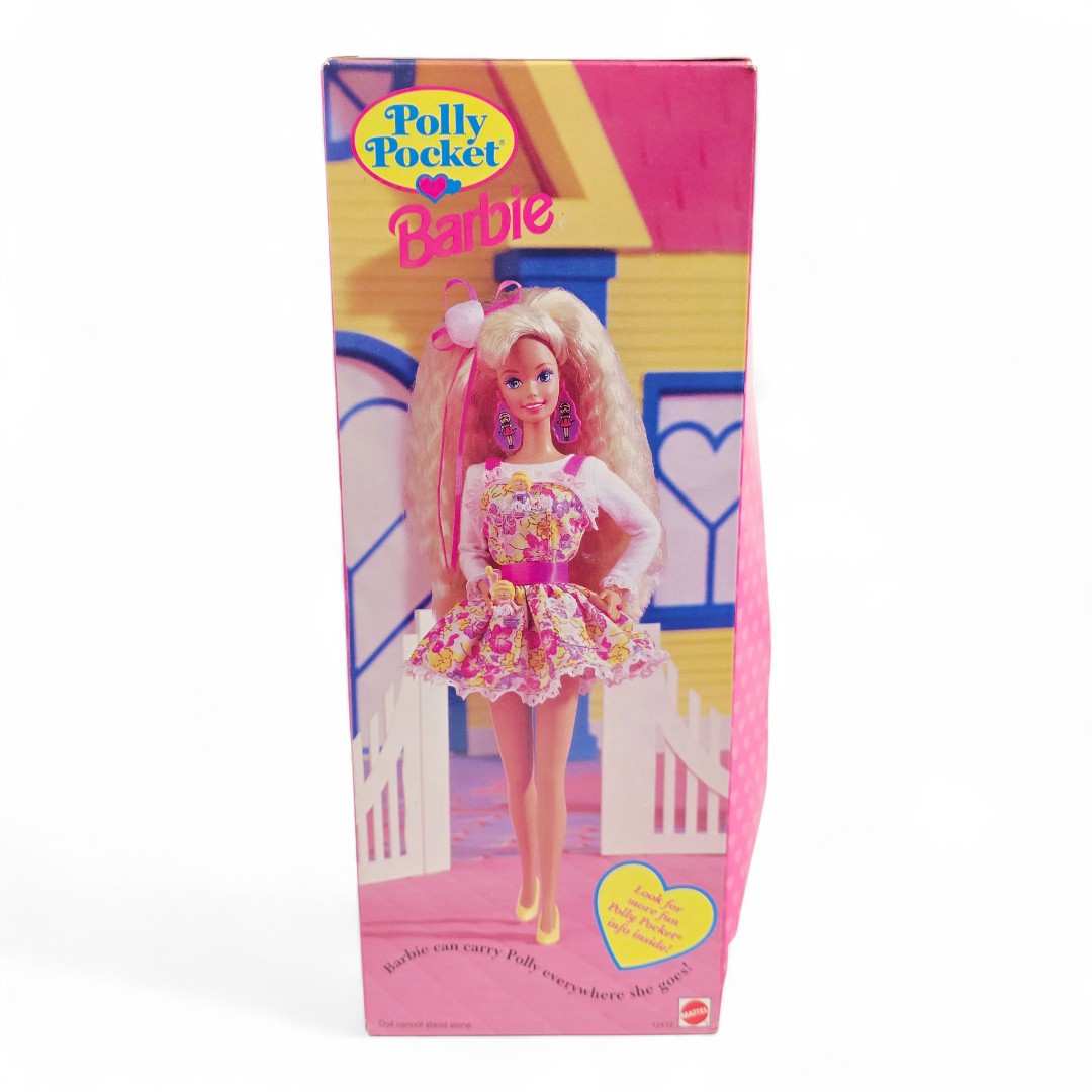 1994 Barbie Polly Pocket Barbie Barbie doll giftset — Back view