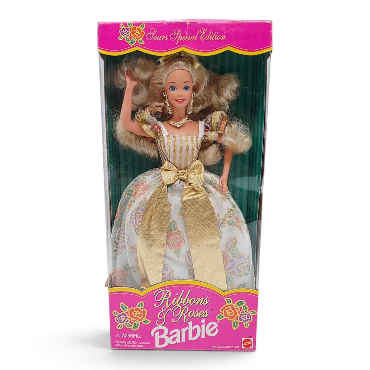 1994 Barbie Sears Special Edition Ribbons & Roses Front view