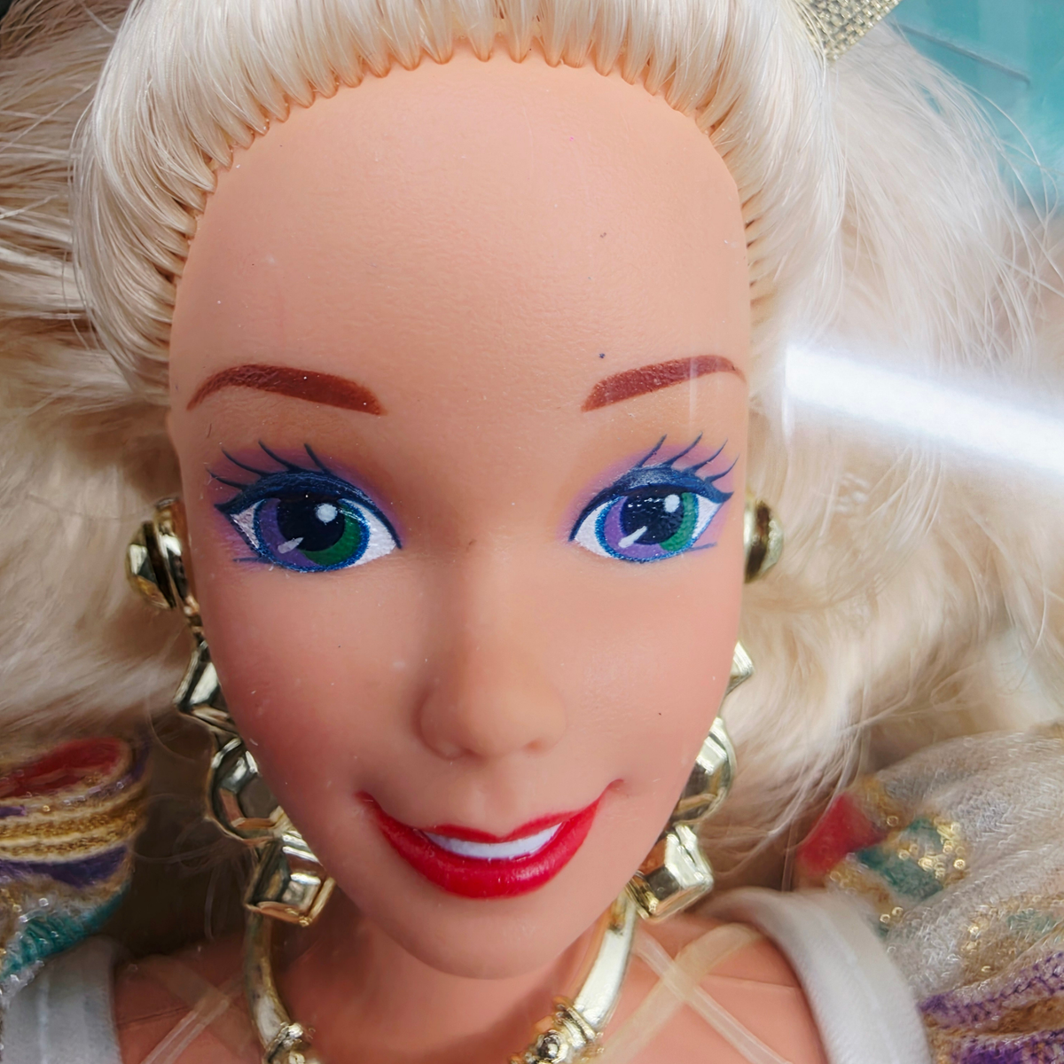 1994 Barbie Sears Special Edition Ribbons & Roses Face view