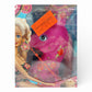 Vintage 1990s doll pet. Tropical Splash. Seahorse. Face view.