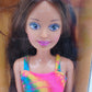 1994 Sindy Paradise Brunette doll — Face close-up
