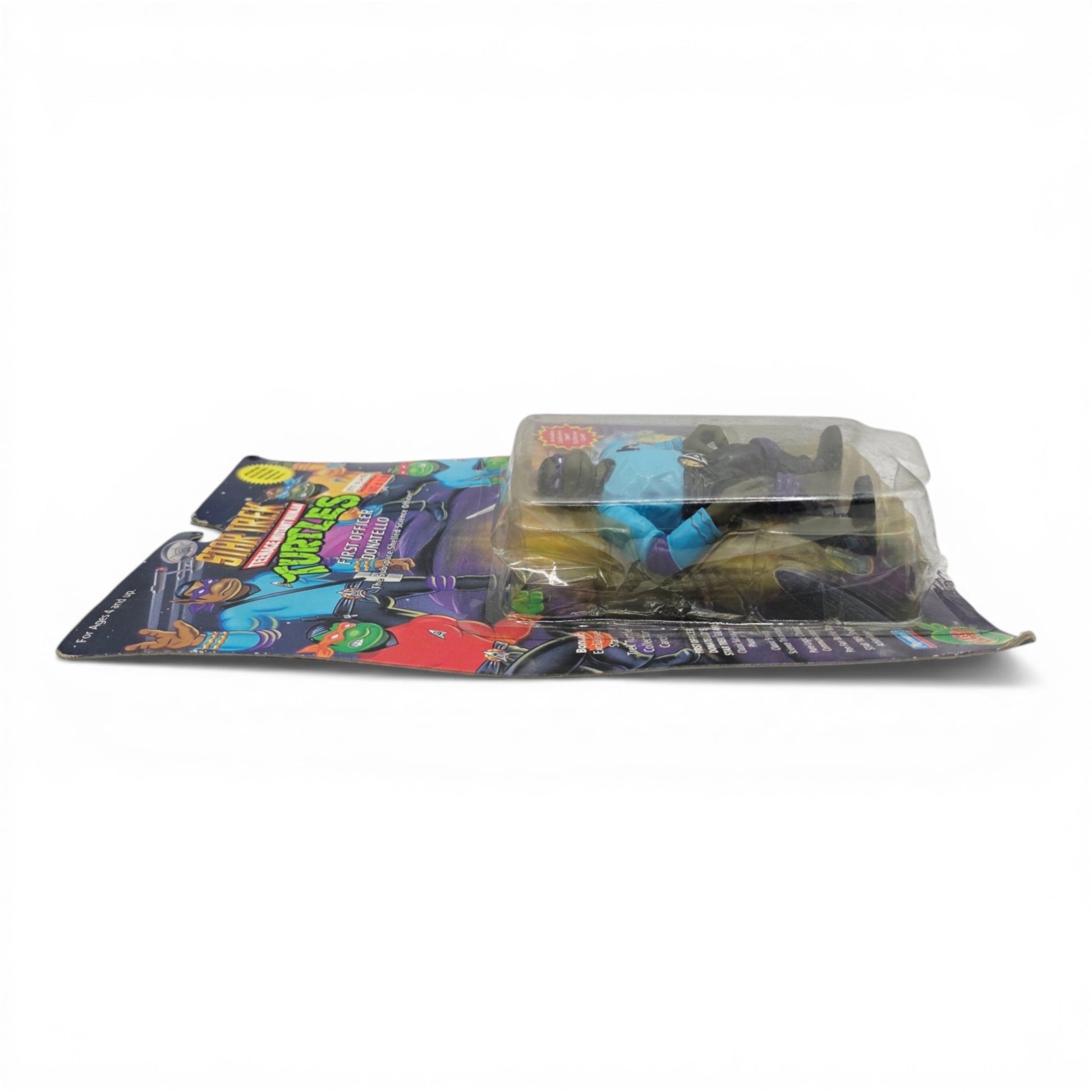 1994 Teenage Mutant Ninja Turtles Star Trek TMNT - First Officer Spock Donatello action figure — Left side