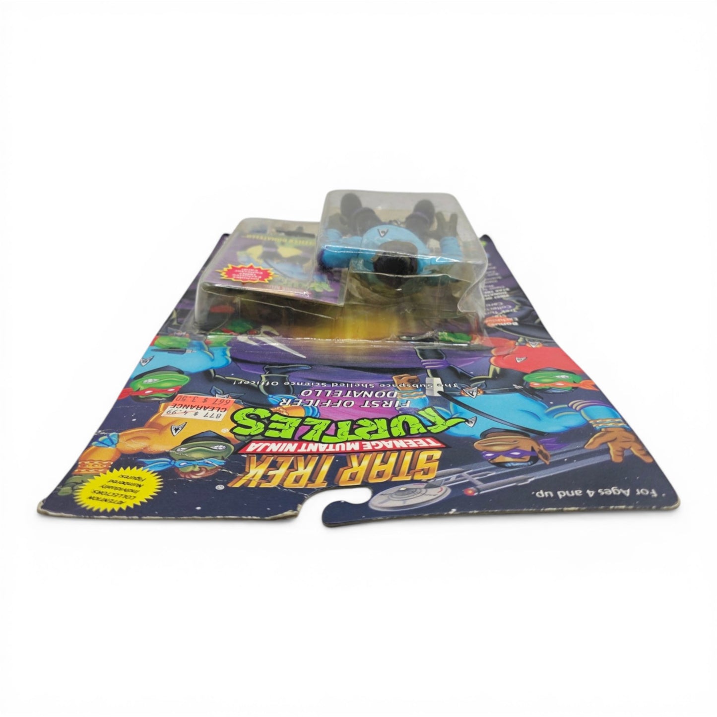 1994 Teenage Mutant Ninja Turtles Star Trek TMNT - First Officer Spock Donatello action figure — Top view