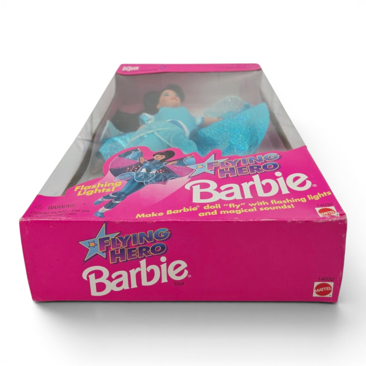 1995 Barbie Flying Hero Kira doll — Bottom view