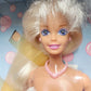 1995 Barbie Foam n Color (Pink) doll — Face close-up