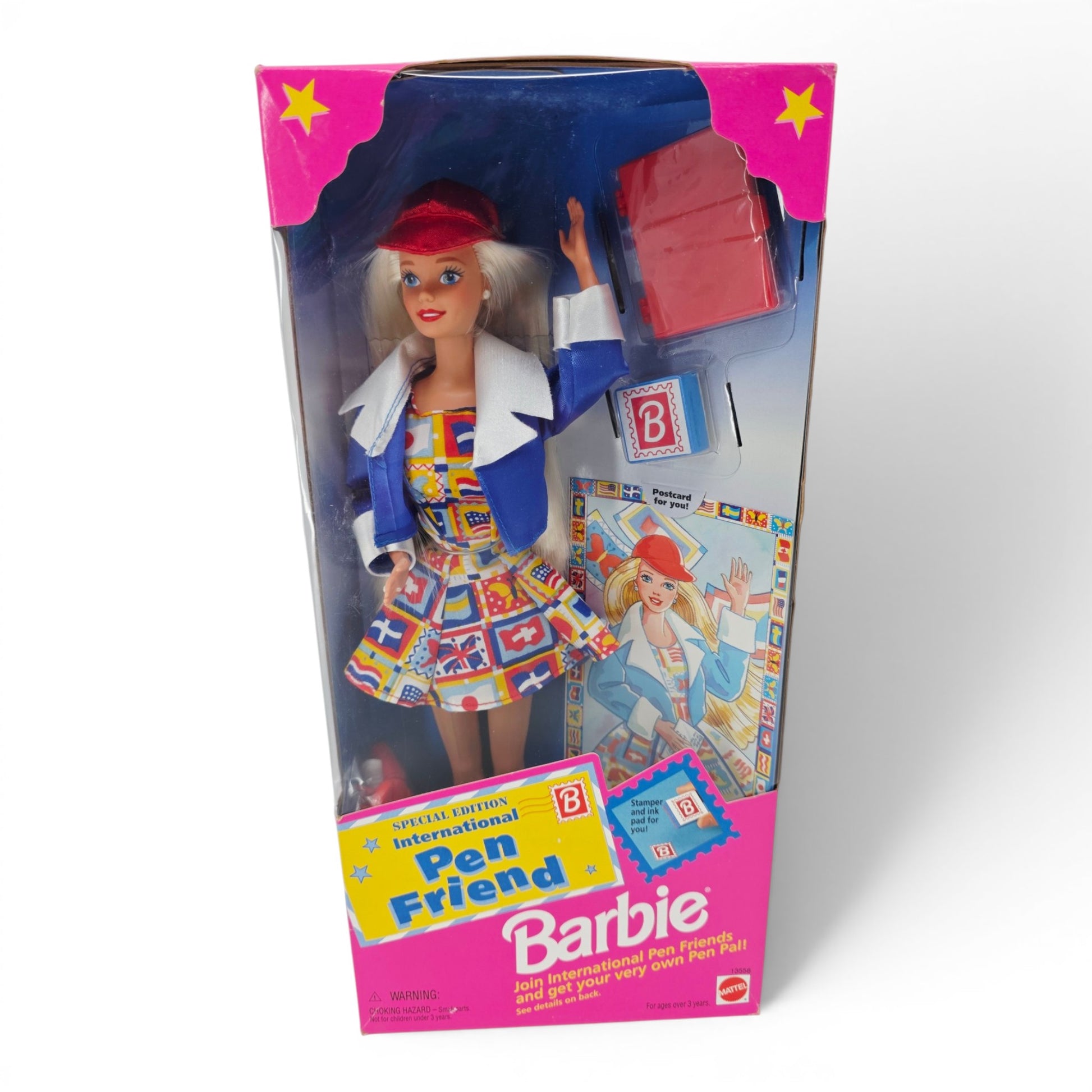 1995 Barbie International Pen Friend doll — Front view