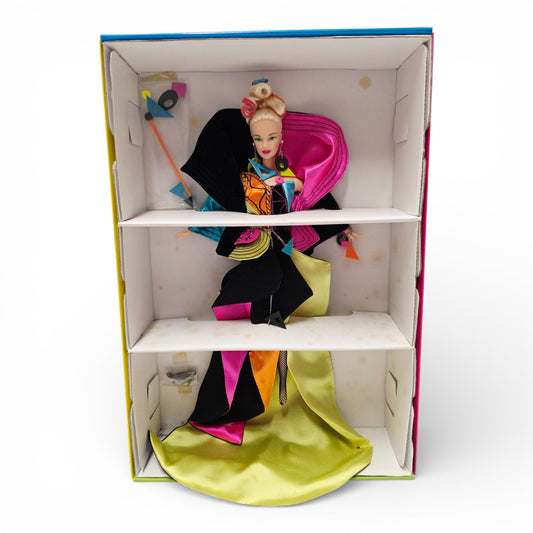 Vintage 1990s doll. Rendezvous Barbie. Masquerade Gala Collection. Front view.