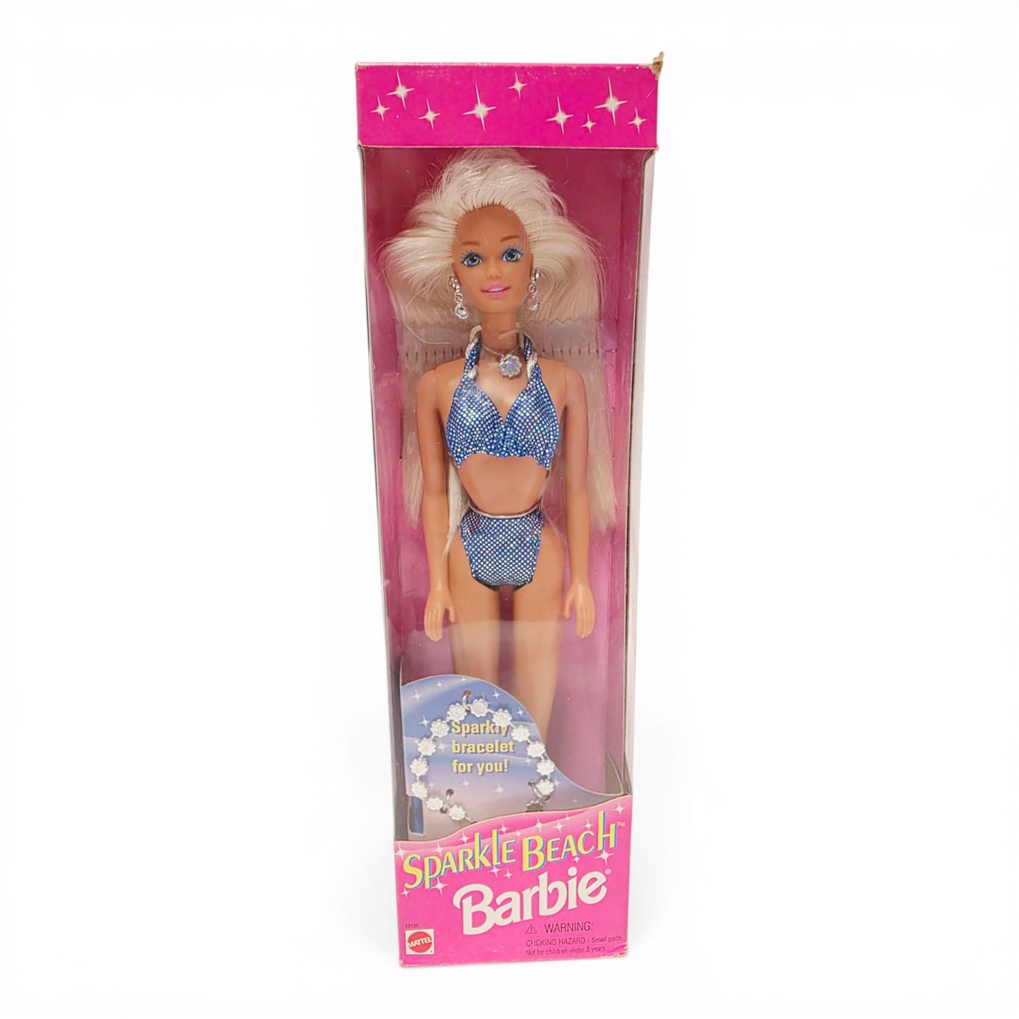 1995 Barbie Sparkle Beach Sparkle Beach Barbie doll — Front view