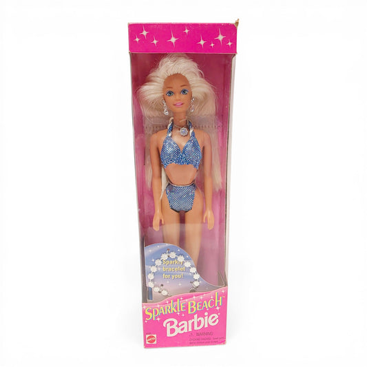 1995 Barbie Sparkle Beach Sparkle Beach Barbie doll — Front view