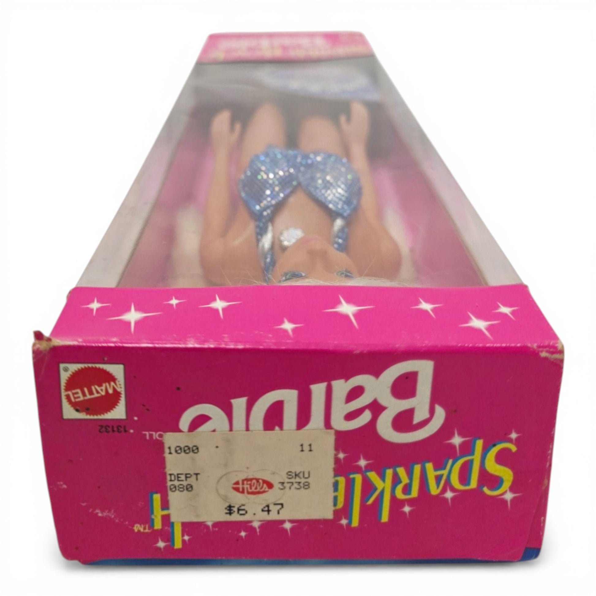 1995 Barbie Sparkle Beach Sparkle Beach Barbie doll — Top view